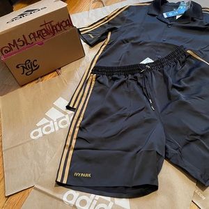 IVY PARK 👑🐝 Adidas 🖤Satin Pajama Top & Shorts